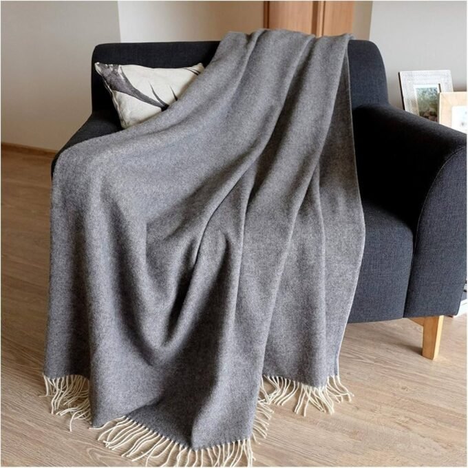 Wool Throw Blanket